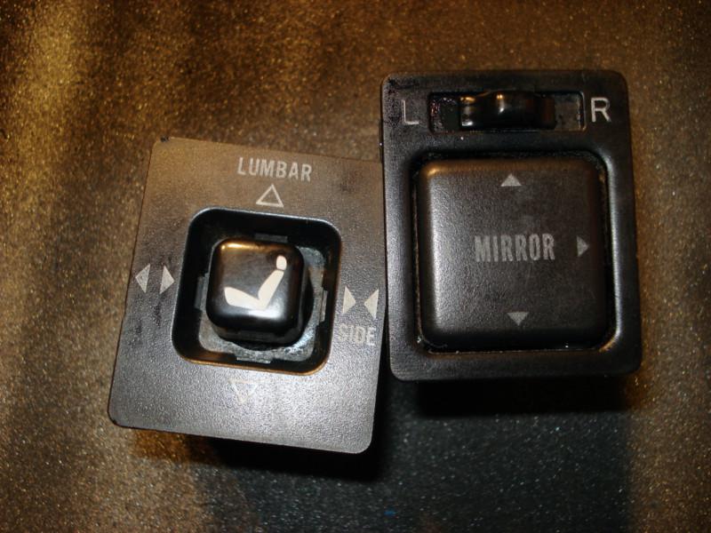  1991 supra 7mgte oem lumbar and control mirrors switches