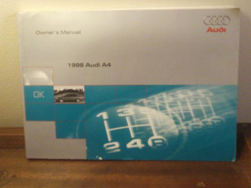 1998 audi a4 owner's manual