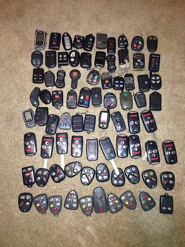 Lot of 347+ keyless entry remote key fobs