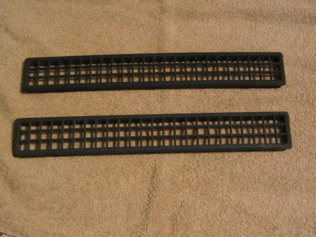 1981-1987 chevy chevrolet truck dash pad defrost vent grill oem blue free ship