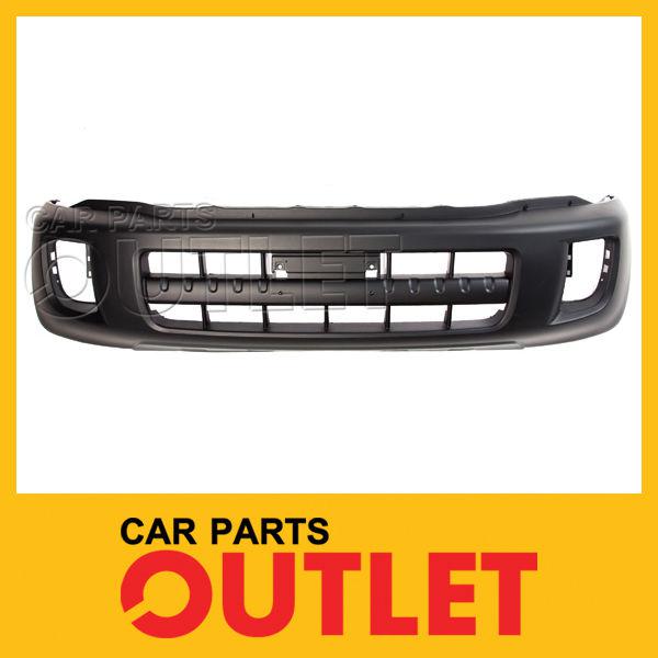 2001-2003 toyota rav4 front cover new to1000221 primered bumper extension holes