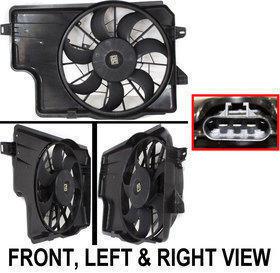 New radiator fan f5zz8c607b ford mustang 96 95 94 auto car parts 1996 1995 1994