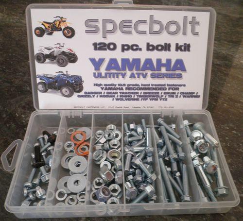 Yamaha atv bolt kit wolverine warrior grizzly rhino tri-z moto kodiak timberwolf