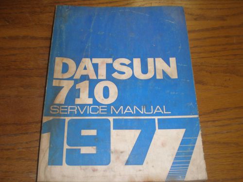 1977 datsun 710 coupe sedan wagon original factory shop service repair manual 77