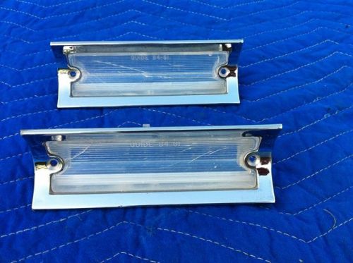 61 buick lesabre/electra/invicta - reverse back-up light bezels/lenses