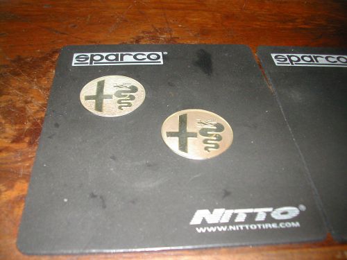 Alfa romeo giulia super e&#039; ti quarter pillar badge set oe nos