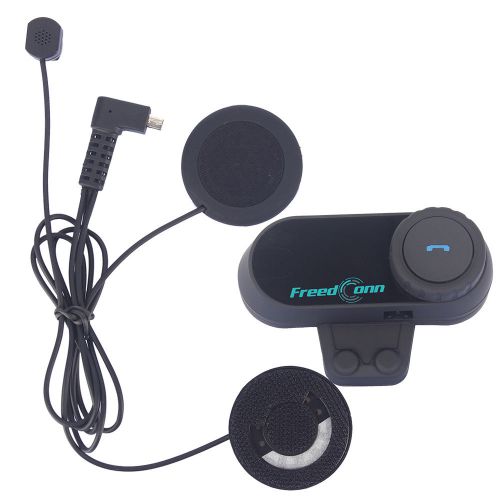 800m fdc fm soft cable motorcycle helmet intercom bluetooth headset