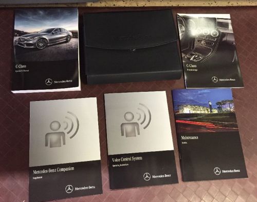 2016 mercedes-benz c300 c63 owners manuals w/ case -oem-