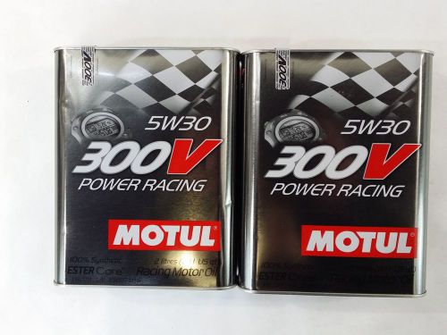 Uc419 104241 motul 300v 5w-30 power racing 5w-30 2-2 liter cans  (4l)