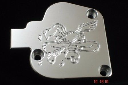 Yamaha atv banshee blaster crazy coyote polished billet aluminum throttle cover