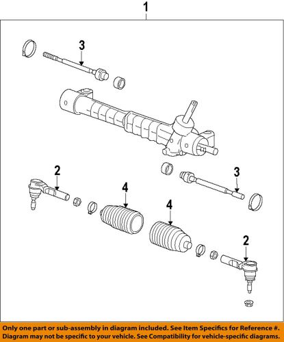 Chevrolet gm oem 13-15 malibu steering gear-outer tie rod 13354596