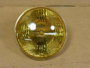 Ge amber light bulb   fog lamp 5 5/8 diameter 12v