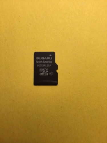 2016 subaru  navigation sd card oem # 86283al68a.