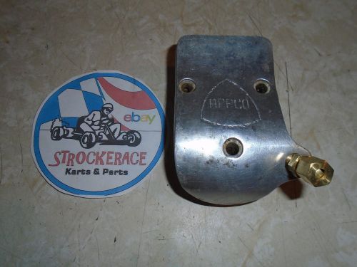 Vintage racing go kart appco carburetor stone guard cart part