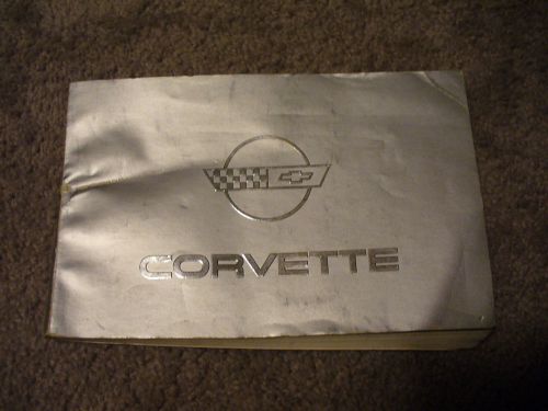 1984 chevrolet corvette owner&#039;s manual original used