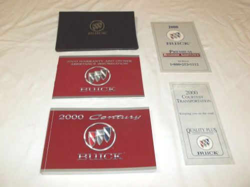 2000 buick century owner manual 5/pc.set &amp; black buick factory case.free s/h