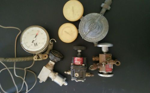 Vtg steampunk lot regulator  valve honeywell beckett hi cylic fairchild hiller