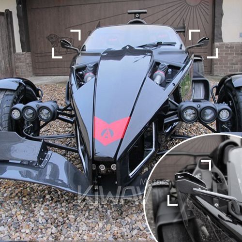 Cleaver rear side view mirrors black left and right wide angle for ariel atom