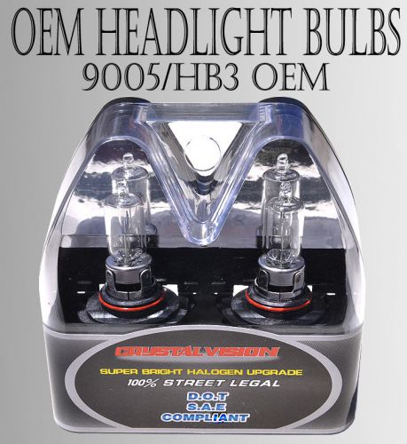 Fxpr 9005-hb3 x2 pcs high beam clear m-box stock halogen light jq5444