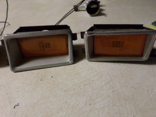 71 72 ford maverick grabber oem marker light left front &amp; right front pair