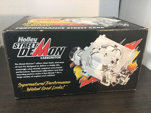 Street demon 1903 holley demon carburetion 750 cfm vacuum carburetor aluminum