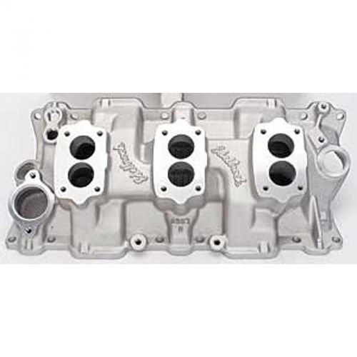 El camino edelbrock 3x2 intake manifold, small block, 1964-1972