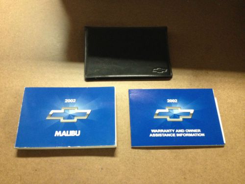 2002 chevrolet malibu owners manual free shipping!