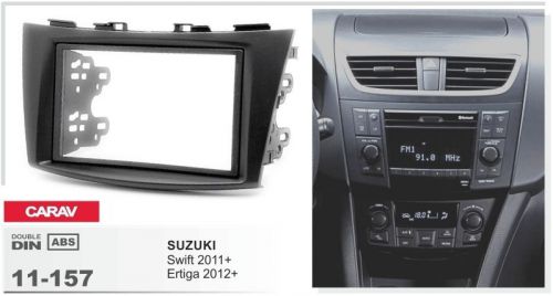 Carav 11-157 2din car radio dash kit panel for suzuki swift 2011+, ertiga 2012+