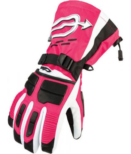 Arctiva comp s6 womens insulated snowmobile gloves magenta