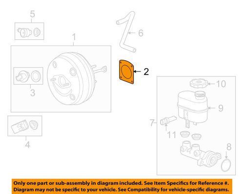 Gm oem-booster assembly gasket 15974046