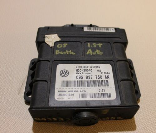 05 vw 1.8l 6spd turbo oem beetle auto transmission computer tcu tcm 09g927750an