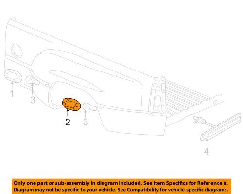 Gm oem-high mount brake light-lamp 16530179