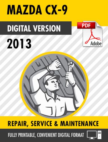 2013 mazda cx-9 factory repair service manual