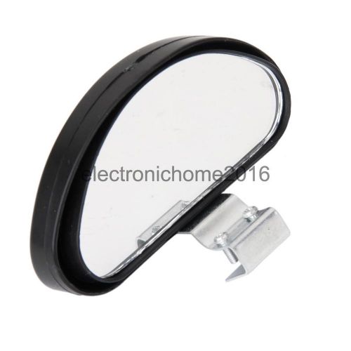 Wide angle view car auto adjustable side blindspot blind spot mirror black