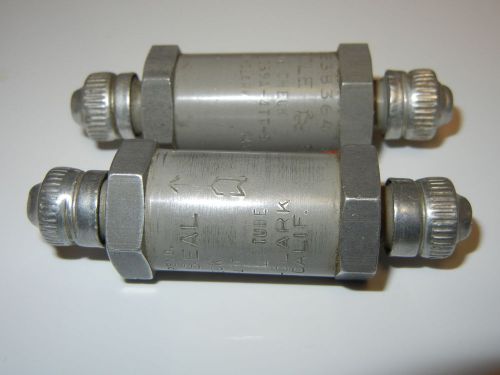 Lot of 2 james pond &amp; clark inc check valve 3000 psi an-4 model:259a-4tt-5