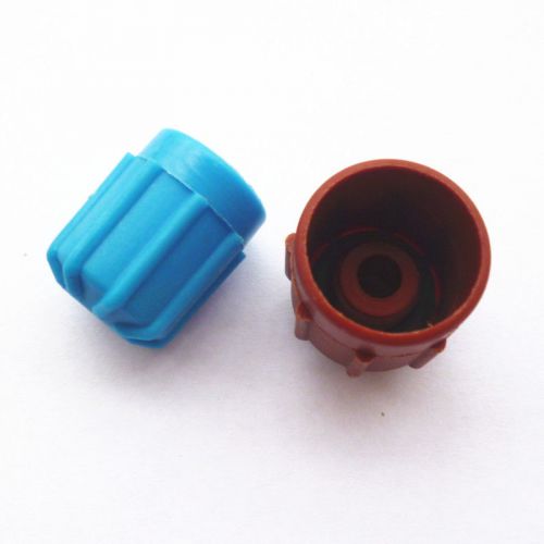 R134a high low voltage auto ac a/c valve cap refrigerant valve dust cap one pair