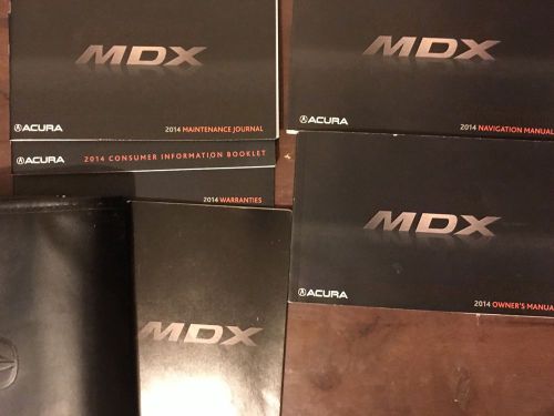 2014 acura mdx owners manual