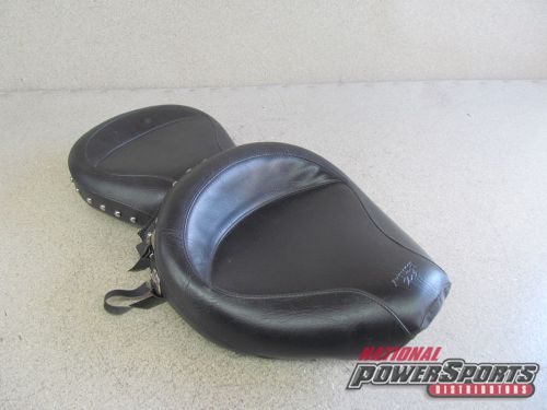 Mustang one piece two up touring seat harley xl883h sportster 883 hugger 0526168