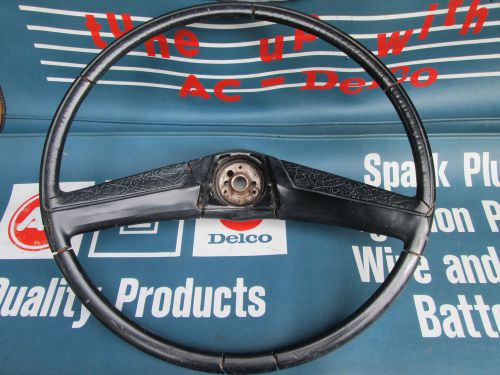 1969-72 chevy gmc truck black steering wheel k5 blazer jimmy suburban c10 c20 70