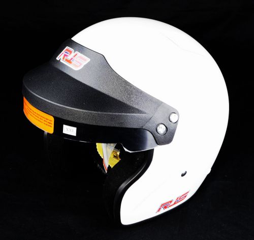 New rjs racing helmet medium white sa2015 open face off road sa 2015 rating