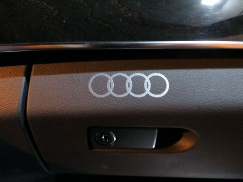 (2pcs) dashboard badge sticker decal audi logo