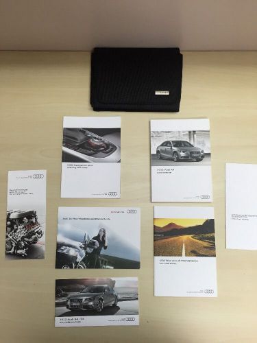 Audi a4 2014 owners  manual books  with case and navigation