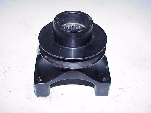 9&#034; ford rear end billet yoke with pulley 28 spline c14 imca nascar scca wissota