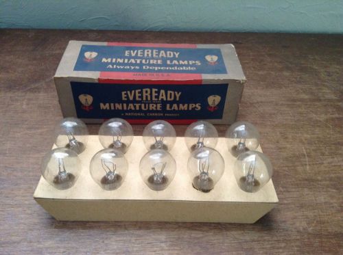 Nos nib eveready miniature lamps no. 1016 signal marker 12-16 volt light bulb