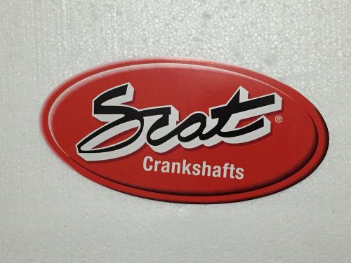2 scat crankshaft stickers hotrod sb chevy stroker diesel mustang decal oem dohc