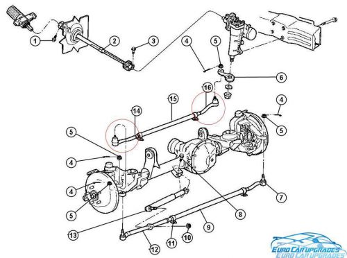 Jeep grand cherokee wg wj steering track rod ends left or right