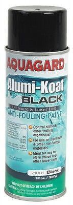 Aquagard alumi-koat paint black antifouling spray 12oz