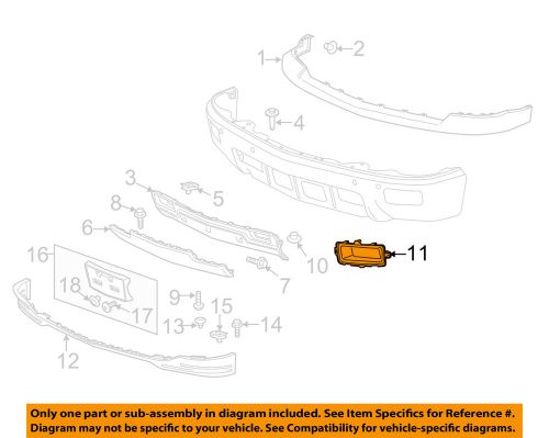 Chevrolet gm oem 14-15 silverado 1500 front bumper-fog lamp bezel right 22944879