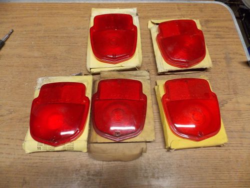 50s 60s ford truck taillight lens shield lenses lot glo-brite f-100