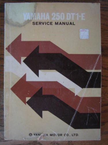 Yamaha 250 dt1-e service manual 1st addition 1970